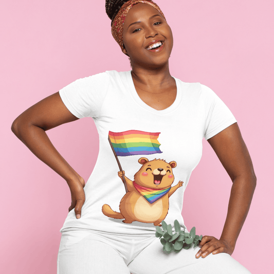 Happy Bear Pride Flag DTF Transfer LG2 - NeoInk Transfers