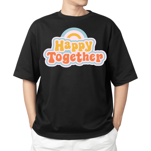 Happy Together Retro Design DTF Transfer RT 4 - NeoInk Transfers
