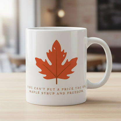 Maple Syrup & Freedom DTF Transfer - Patriotic Canadian Statement Print - NeoInk Transfers