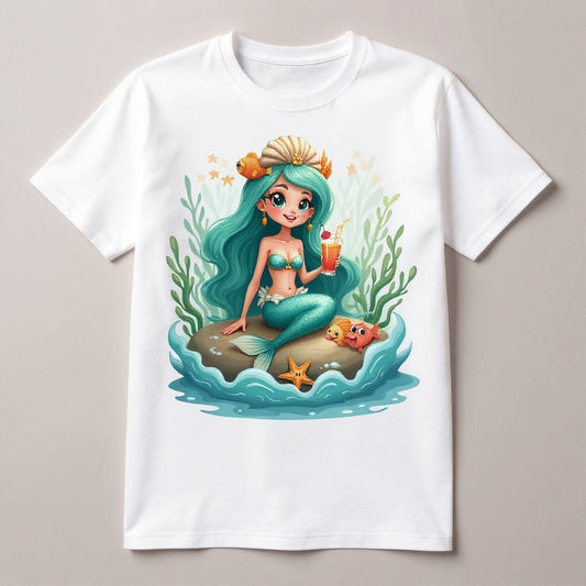 Mermaid Princess DTF Transfer P1 - NeoInk Transfers