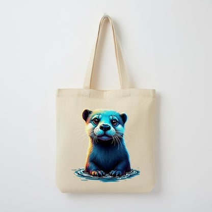 Neon Otter DTF Transfer - Cute Urban Streetwear Design - NeoInk Transfers