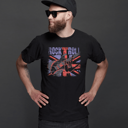 Rock 'N' Roll T-shirt Design DTF Transfer MC6 - NeoInk Transfers