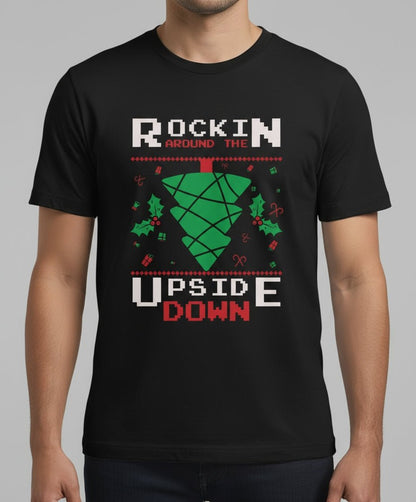 Rockin’ Around Christmas DTF Transfer - Retro Holiday Music Vibes Design - NeoInk Transfers