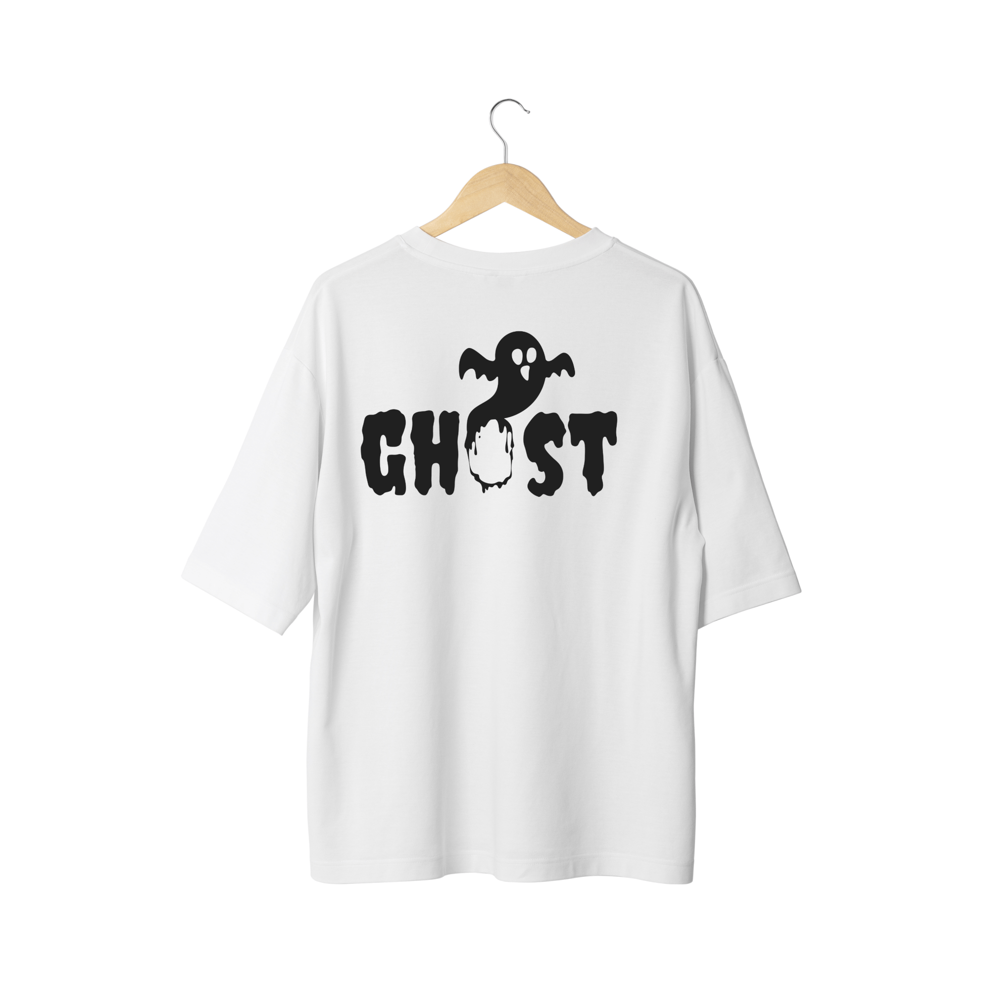 Spooky Ghost Text Halloween DTF Transfer H7 - NeoInk Transfers