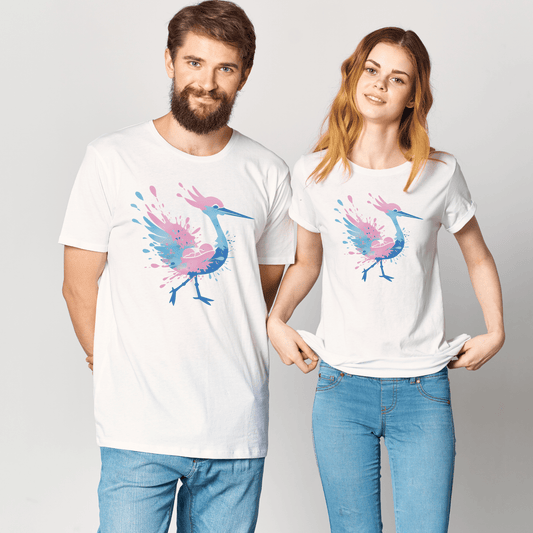 Stork Baby Reveal Blue Pink G5 - NeoInk Transfers