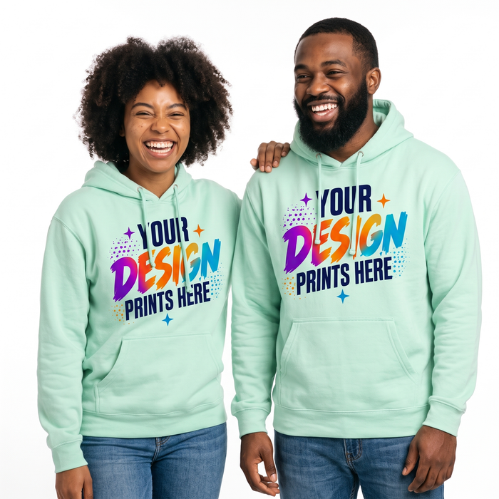 Custom Gildan 18500 Heavy Blend Hoodie printed in Canada