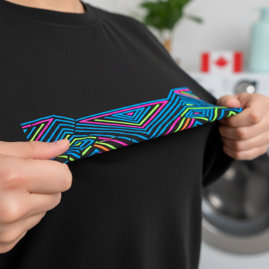 A custom design that can withstand 60 washes and still look vibrant and new is a testament to the superior durability of our DTF transfers.