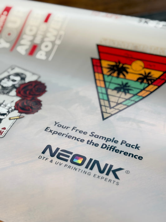 DTF transfers free sample in Canada, Pick-up today at our Markham location.