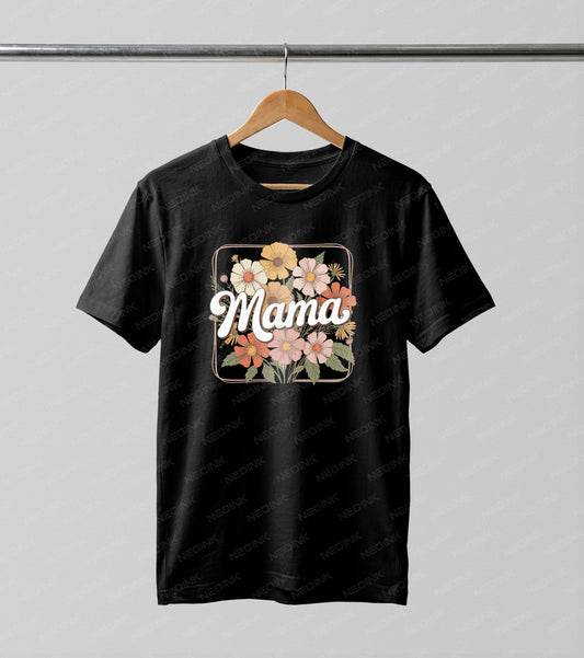 Retro Boho Floral Mama Mother's Day DTF Transfer MD-B7 - NeoInk Transfers