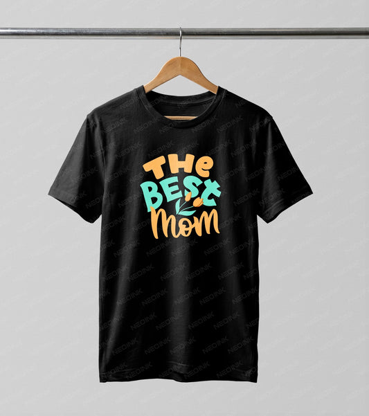 The Best Mom Retro Bubble Typography DTF Transfer MD-B10 - NeoInk Transfers